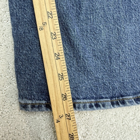 AGOLDE Harper Crop Jeans 25 High Rise Straight Leg Denim $198 - Picture 8 of 13